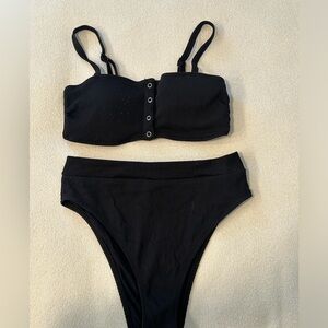 Aerie two piece ribbed bathing suit